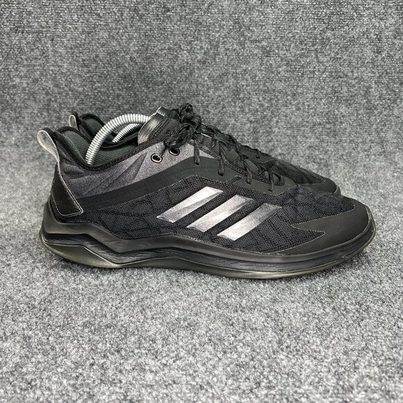 Adidas Speed Trainer 4 Running Shoes Men's 13EE Black Athletic Training Sneakers - Picture 1 of 11